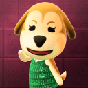 Foto von Agnes in Animal Crossing: New Horizons