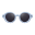 Rundsonnenbrille [Weiß]