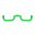 Halbrandbrille [Grün]