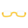 Halbrandbrille [Gelb]