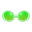 Retro-Sonnenbrille [Grün]
