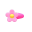 Blumenhaarspange [Rosa]