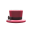 Mini-Seidenhut [Rot]