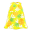 Ananas-Strandkleid [Gelb]