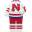 Eishockey-Outfit [Weiß-rot]