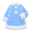 Frottee-Nachthemd [Hellblau]