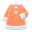 Frottee-Nachthemd [Orange]