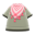 Shirt-Schal-Kombi [Rosa]