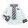 Bürohemd [Weiß gestreifte Krawatte]