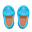 Paar Slipper [Blau]