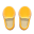 Paar Schlupfschuhe [Gelb]
