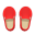 Paar Schlupfschuhe [Rot]