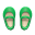 Paar Riemchenschuhe [Grün]