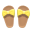 Paar Schleifchensandalen [Gelb]