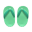 Paar Sandalen [Grün]