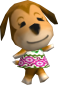 Agnes in Animal Crossing (GC)