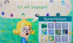 "Animal Crossing"-Sprechblase