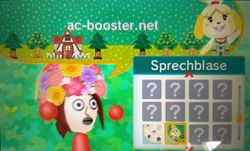 "Melinda"-Sprechblase