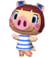 Quiekie in Animal Crossing: Let's Go to the City