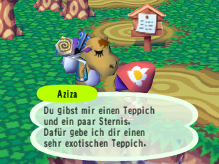 Azizas Angebot