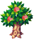 Ein Obstbaum (Pfirsich) aus Animal Crossing (GameCube)