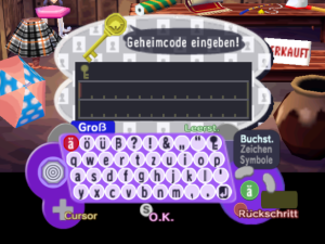 Gib deinen Geheimcode ein.
