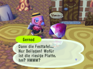 Gernod fürchtet, als Hauptgericht zu enden