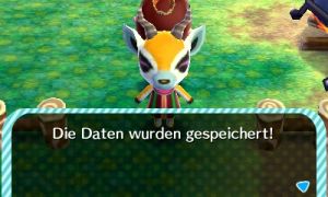 Die Möbel wurden erfolgreich auf der amiibo-Karte gespeichert