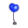 Herzballon (blau)