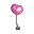 Herzballon (rosa)