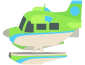 Grünes Flugzeug-Ladesymbol