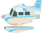 Weißes Flugzeug-Ladesymbol