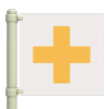 Gelb-Weiß-Flagge