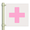 Rosa-Weiß-Flagge