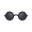 Minisonnenbrille [Schwarz]