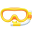 Taucherbrille [Orange]