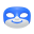 Clownsmaske [Blau]
