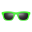 Einfach-Sonnenbrille [Limettengrün]