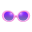 Retro-Sonnenbrille [Lila]