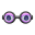 Blödelbrille [Lila]