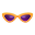 Dreiecksbrille [Orange]