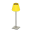 Schirm-Stehlampe
