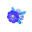 Blumenspange [Blau]