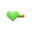 Herzhaarnadel [Grün]