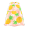 Ananas-Strandkleid [Rosa]