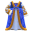 Renaissance-Kleid [Blau]