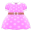 Tupfen-Kleid [Rosa]