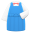 Bundfaltenkleid [Hellblau]