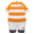 Rugby-Outfit [Orange-weiß]