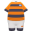 Rugby-Outfit [Orange-schwarz]